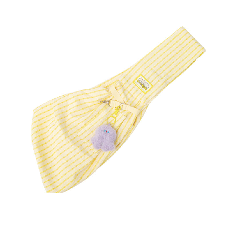 Macaron Cross-Body Pet Carrier Sling | Breathable 3D Fabric for Cats & Small Dogs (Up to 5KG)