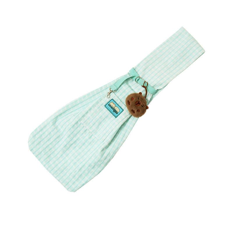 Macaron Cross-Body Pet Carrier Sling | Breathable 3D Fabric for Cats & Small Dogs (Up to 5KG)