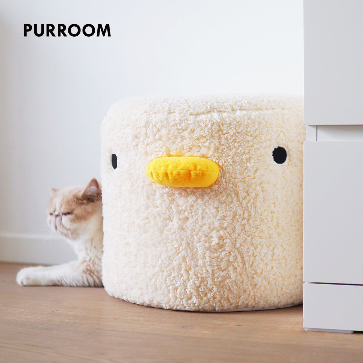 Cute Chicken Themed Cat Nest | Soft Cotton Fleece Pet Bed with Unique Design