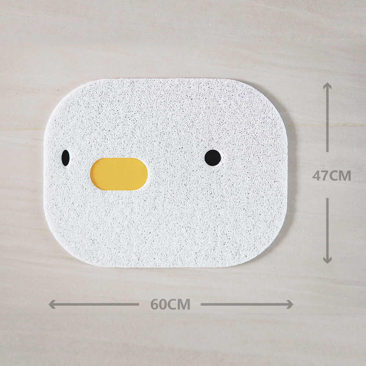 Cute Cartoon Chicken Cat Litter Mat | Eco-Friendly Litter Trapper with Non-Slip Base