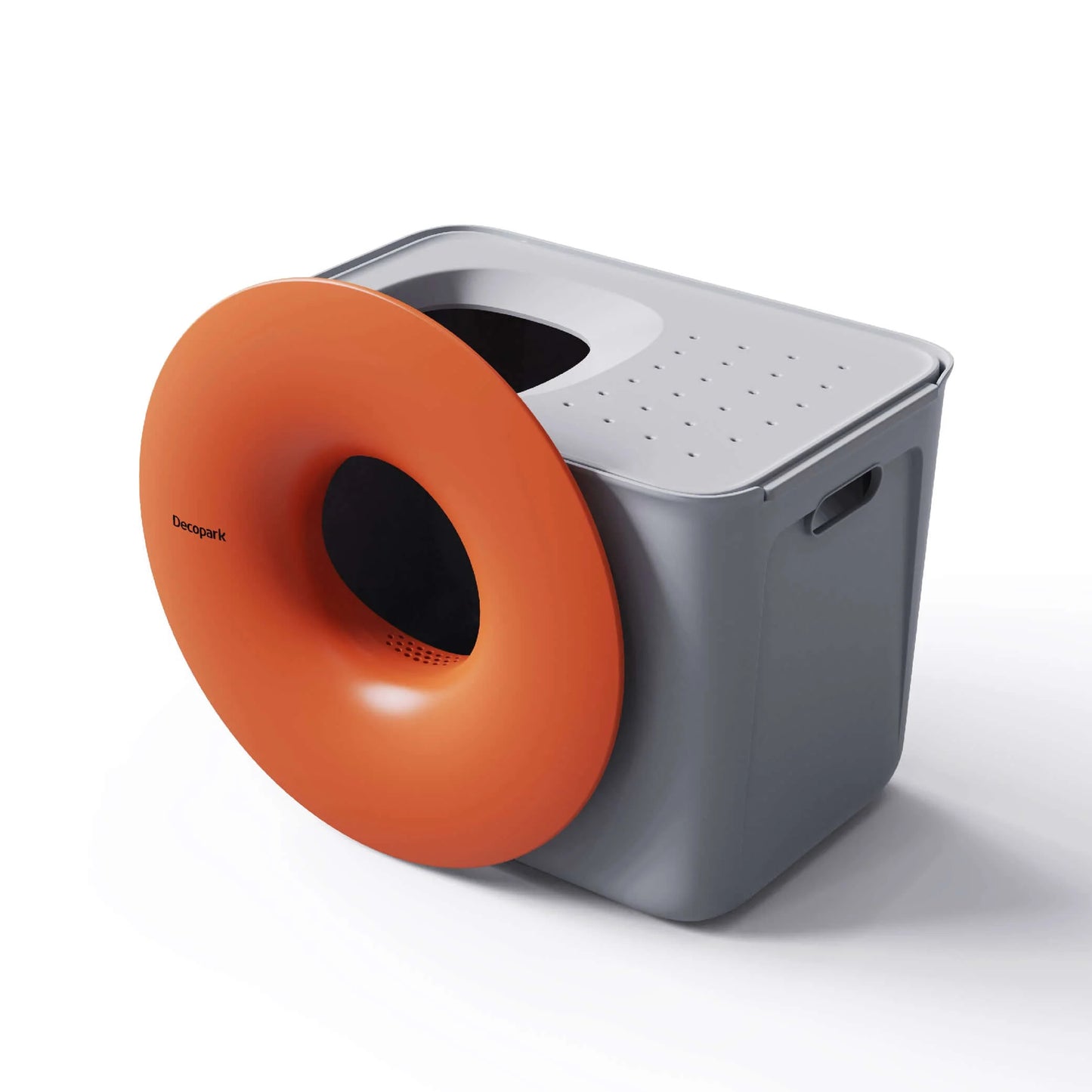 Modern Cat Litter Box with Scoop – Sleek & Odor Control Design
