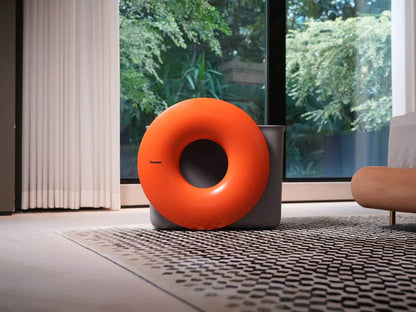 Modern Cat Litter Box with Scoop – Sleek & Odor Control Design