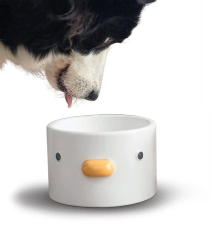 PURROOM Raised Cat Bowl 18 deg tilt cute chi