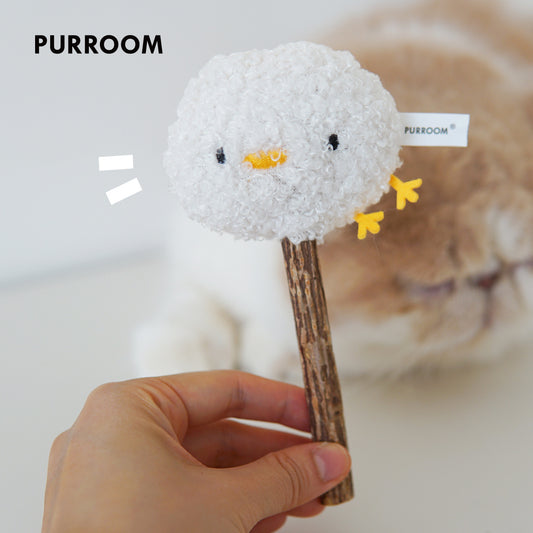 Adorable Plush Chicken Toy | Natural Matatabi-Filled | Relieves Stress & Promotes Play