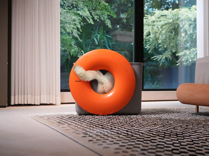 Modern Cat Litter Box with Scoop – Sleek & Odor Control Design