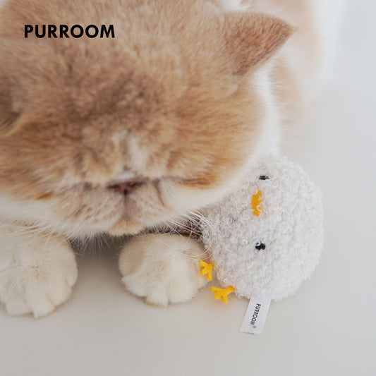 Adorable Plush Chicken Toy | Natural Matatabi-Filled | Relieves Stress & Promotes Play