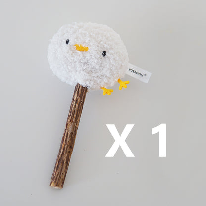 Adorable Plush Chicken Toy | Natural Matatabi-Filled | Relieves Stress & Promotes Play