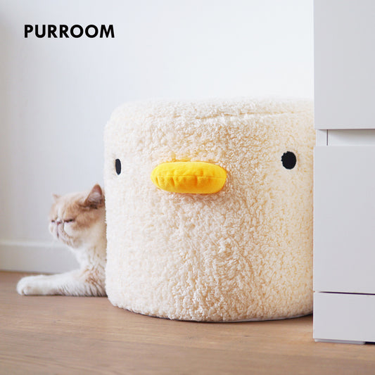 Cute Chicken Themed Cat Nest | Soft Cotton Fleece Pet Bed with Unique Design