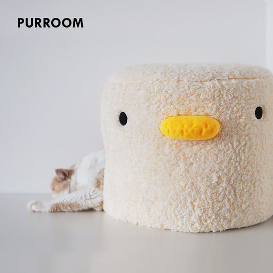 Cute Chicken Themed Cat Nest | Soft Cotton Fleece Pet Bed with Unique Design